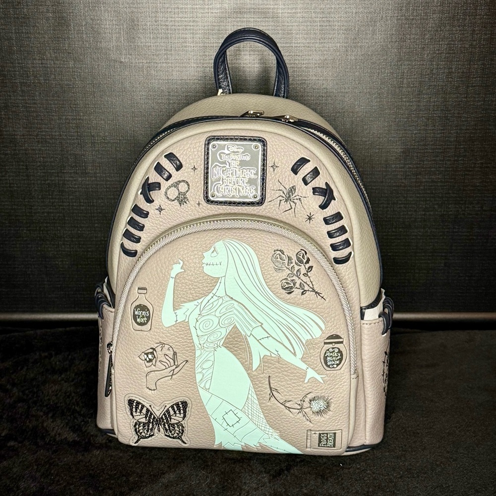 Loungefly Disney The Nightmare Before Christmas Sally Icons Mini Backpack - Picture 4 of 9
